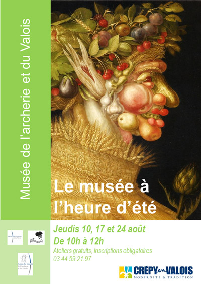 Crépy-en-Valois : le Musée de l’archerie et du Valois propose les jeudis 10, 17 et 24 août 2017, des ateliers familiaux