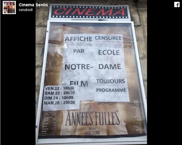 Senlis : “Nos années folles”, le cinéma associatif “le Jeanne d’Arc”, censuré par les parents d’élèves d’une école primaire catholique