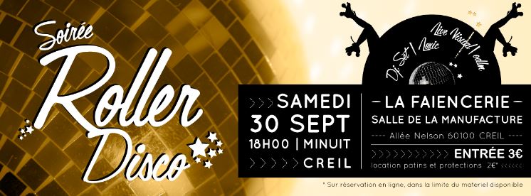 Creil : le roller sur la piste de danse le temps d’une soirée disco !