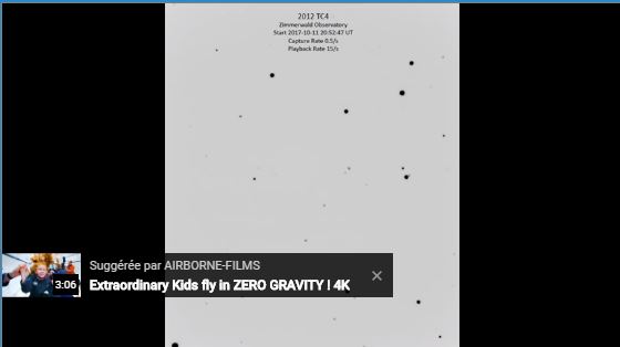 Un astéroïde est passé le jeudi 12 octobre, à 44 000 km de la Terre