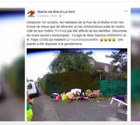 Breuil-le-Vert : Le maire dévoile les noms d’habitants pollueurs présumés sur facebook