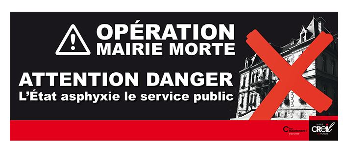 Opération “Mairie morte” à Creil, mardi !