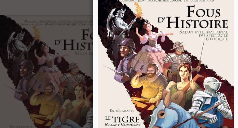 Fous d’Histoire Compiègne rassemblera 250 exposants de 24 nationalités et plus de 100 compagnies et artistes