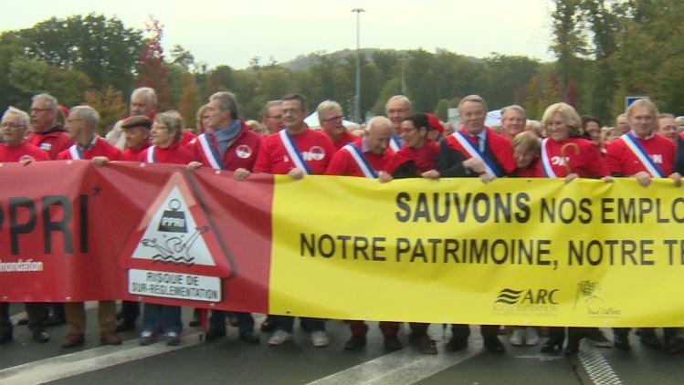 Compiégnois : les élus manifestent contre le nouveau PPRI