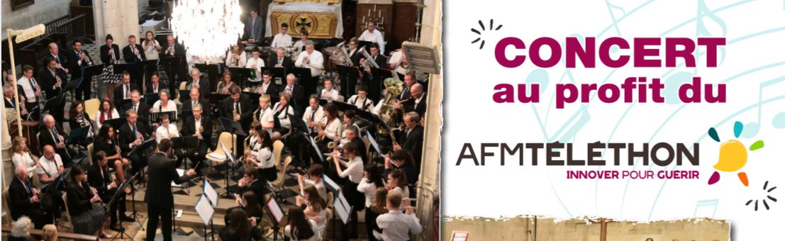 L’Orchestre d’Harmonie de Beauvais et de Compiègne s’unissent pour le Téléthon.