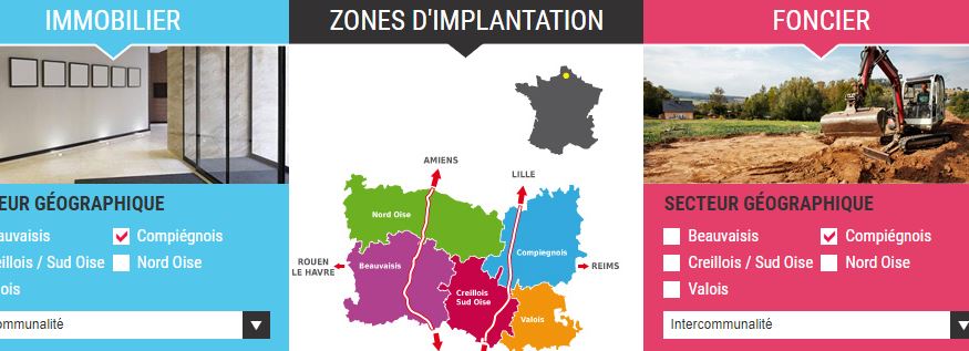 Vous recherchez un bien immobilier? La CCI de l’Oise met à disposition un site internet disponible 24h/24
