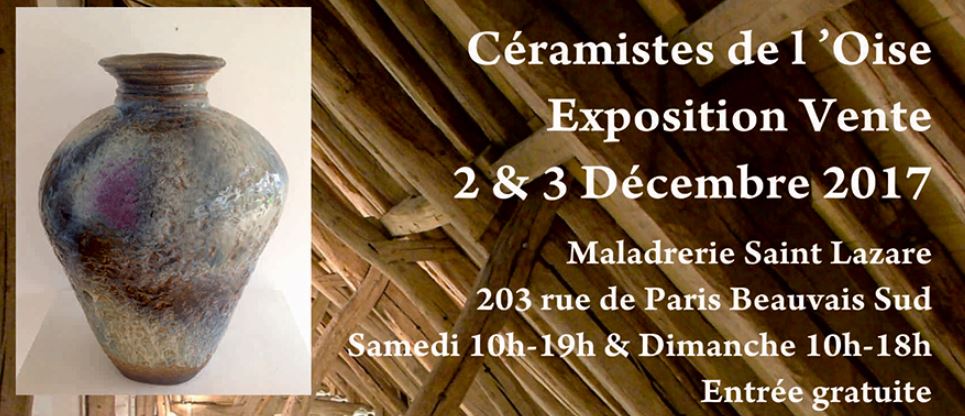 Salon des potiers et des céramistes de l’Oise, les 2 et 3 décembre à Beauvais