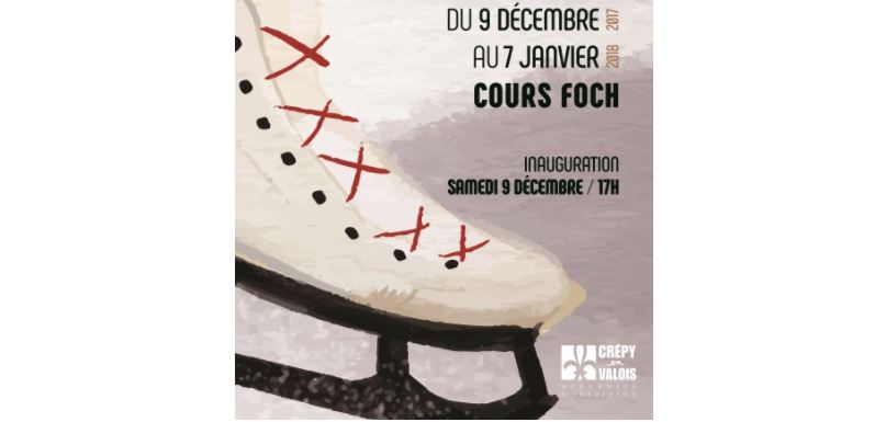 Crépy-en-Valois : la patinoire de Noël déménage sur le Cours Foch !