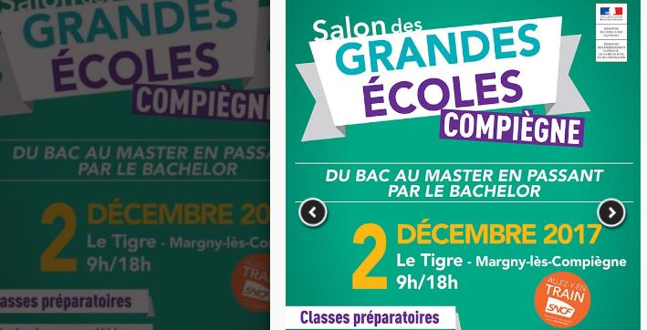 1ère édition du Salon des Grandes Ecoles de Compiègne, le Samedi 2 Décembre