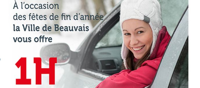 Stationnement à Beauvais : 1 heure gratuite pendant les Féeries !