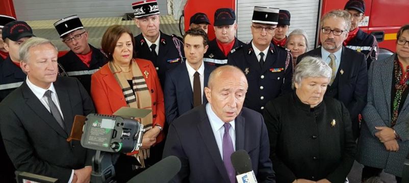 Méru : Gérard Collomb, ministre de l’Intérieur, fête la Sainte Barbe.