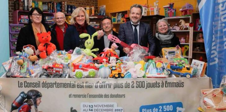 2500 jouets collectés dans l’Oise : un beau geste de générosité !
