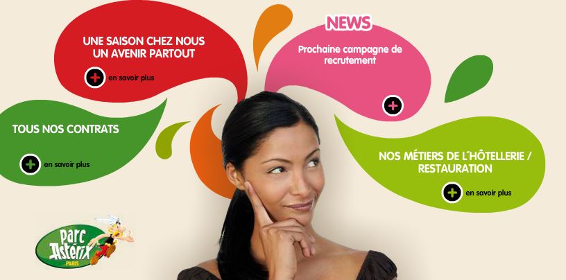 Saison 2018 : Le Parc Astérix à Plailly recrute !