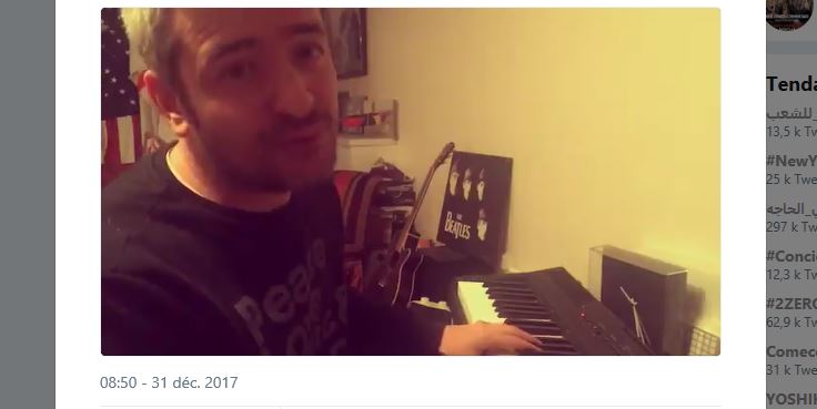 Le chanteur senlisien Grégoire, accusé de plagia par Benjamin Biolay.