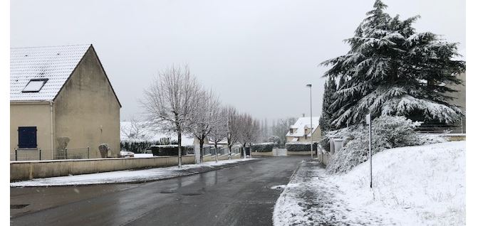 L’Oise sous la neige !