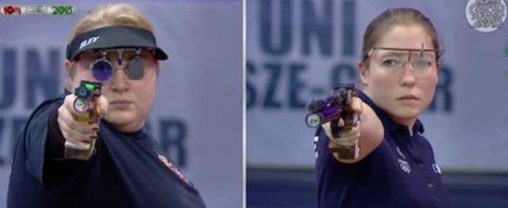 La creilloise Céline Goberville championne d’Europe au tir au pistolet à 10 mètres !