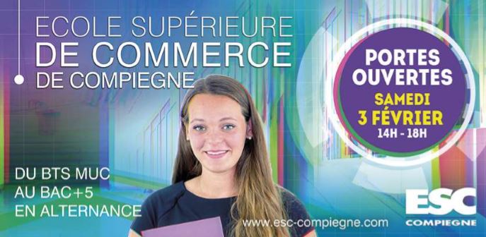 L’École Supérieure de Commerce de Compiègne ouvre ses portes le samedi 3 février