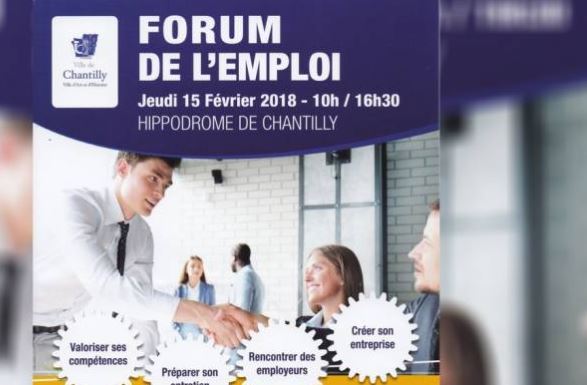 Le forum de l’emploi à Chantilly, c’est aujourd’hui !