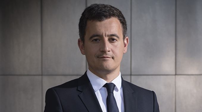 Gérald Darmanin, ministre de l’action et des comptes publics en visite chez Isagri, lundi 26 mars
