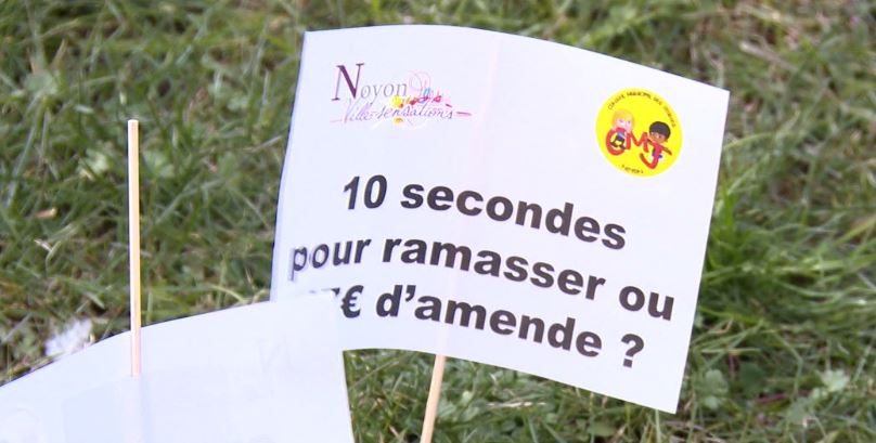 Noyon : la municipalité dit non aux déjections canines ! (vidéo)
