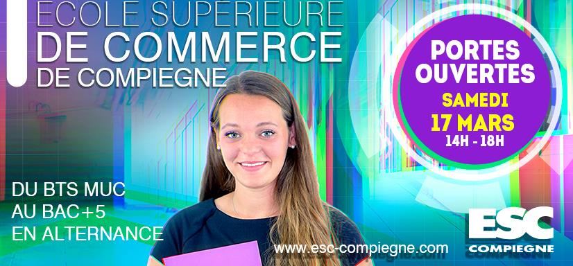 Compiègne : Portes-Ouvertes ESC Compiègne, le samedi 17 mars