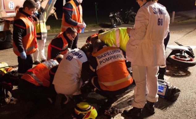 Rochy-Condé : deux motards percutent un tracteur, bilan un mort!