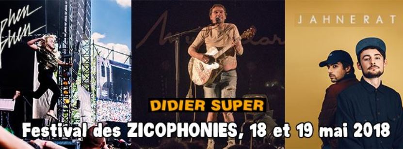 Le festival des Zicophonies 2018 est de retour à Clermont les 18 et 19 mai