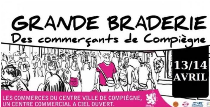 Les commerçants de Compiègne organisent leur grande braderie