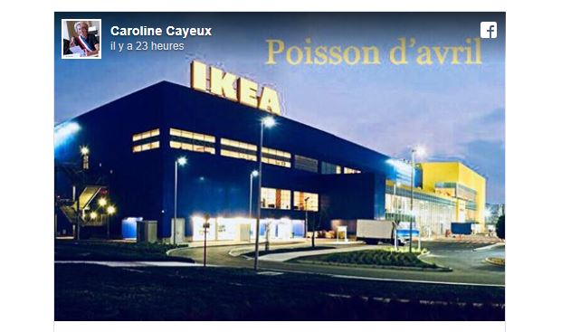 IKEA à Beauvais : un poisson d’avril qui a un mauvais gout