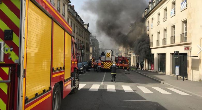 Incendie au magasin H&M de Compiègne