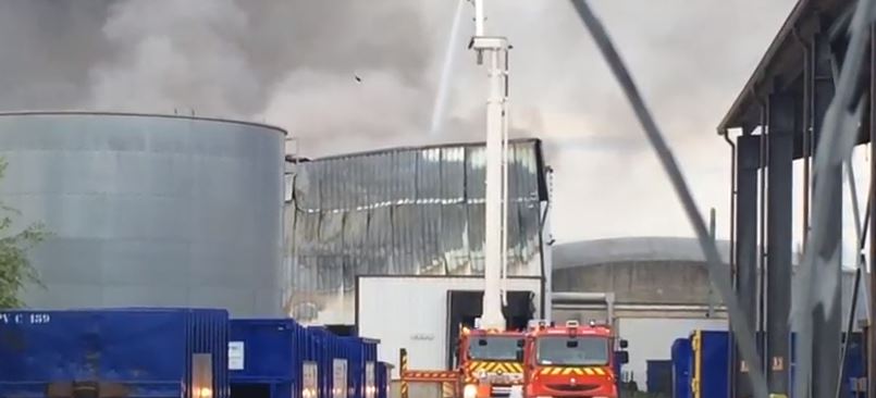 Pont-Sainte-Maxence : nouvel incendie chez PAPREC (video)