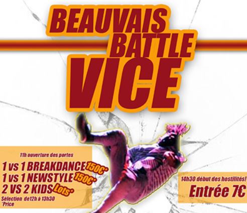 Un Beauvais battle vice au gymnase Coubertin le dimanche 13 mai