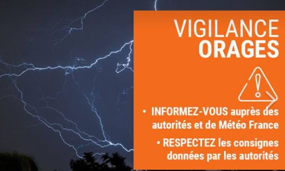 Le département de l’Oise est désormais placé en vigilance météo de niveau ORANGE