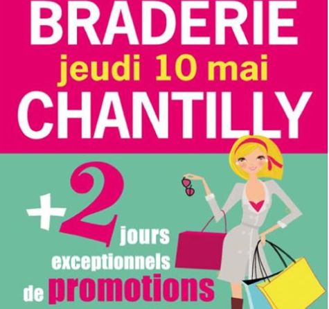 Chantilly : c’est grande braderie des commerçants !