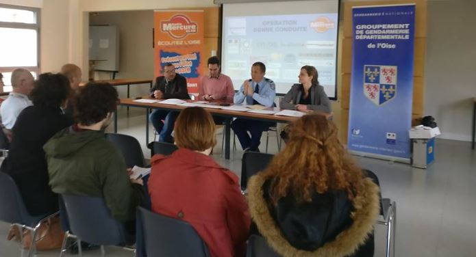 Oise : opération bonne conduite avec Radio Mercure et la gendarmerie