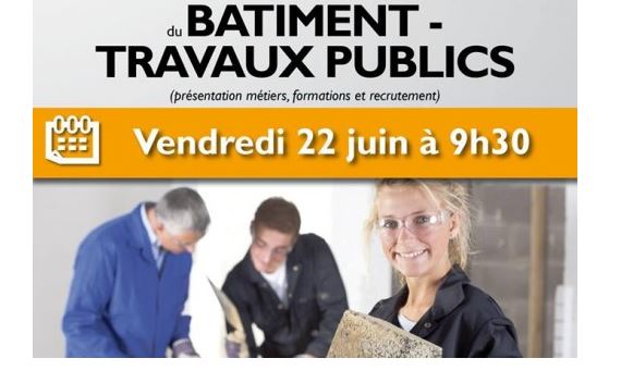 Fitz-James « Infos métiers et recrutement » consacrée aux métiers du bâtiment, vendredi 22 juin.