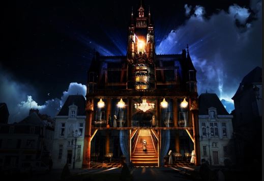Compiègne : un mapping vidéo projeté sur la façade de l’Hôtel de Ville