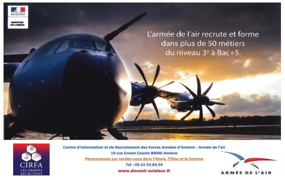 L’armée de l’air recrute dans l’Oise et forme…