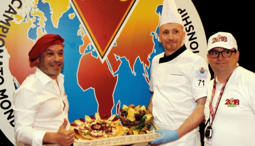Une pizza « Hauts de France » au championnats du monde de la pizza à Parme