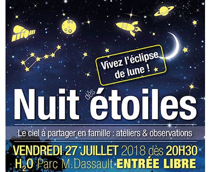 “Nuit des étoiles à Beauvais”, vendredi 27 juillet