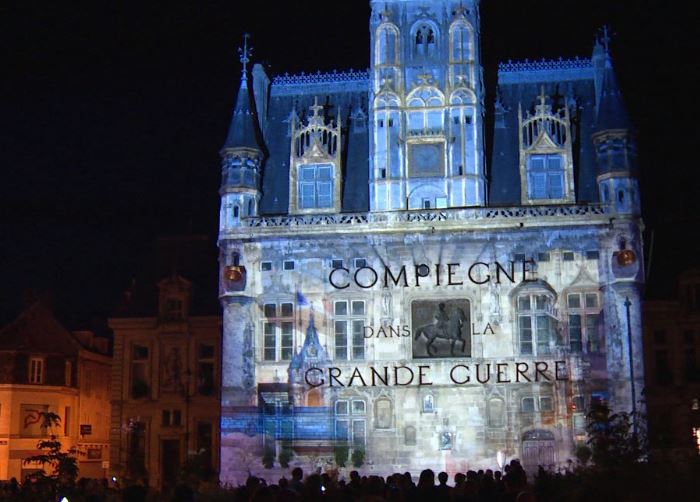 Compiègne commémore le centenaire de la Grande Guerre en 3D. (vidéo)