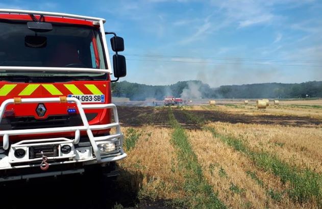Fouquerolles : 23 hectares de chaumes détruits