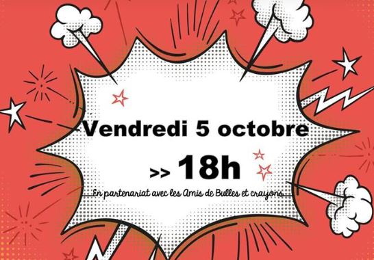 Apéro-Bulles à Creil, le 6 octobre : en attendant le 32e Salon du livre et de la BD