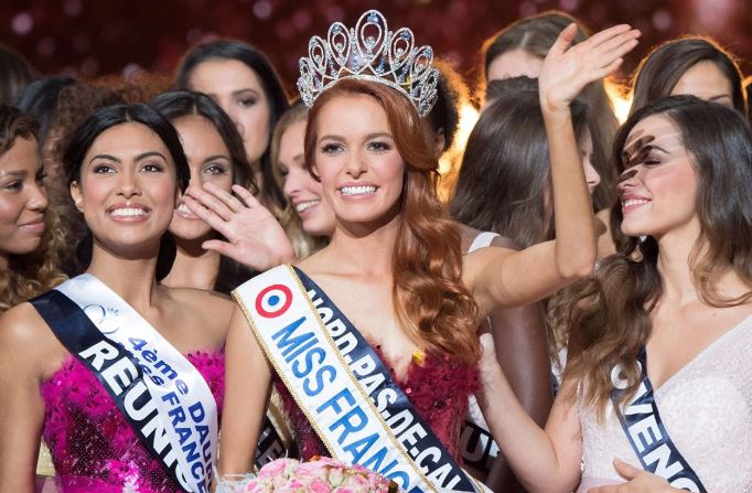 ‎Maëva Coucke, Miss France 2018 à Pont-Saint-Maxence, vendredi le 7 septembre