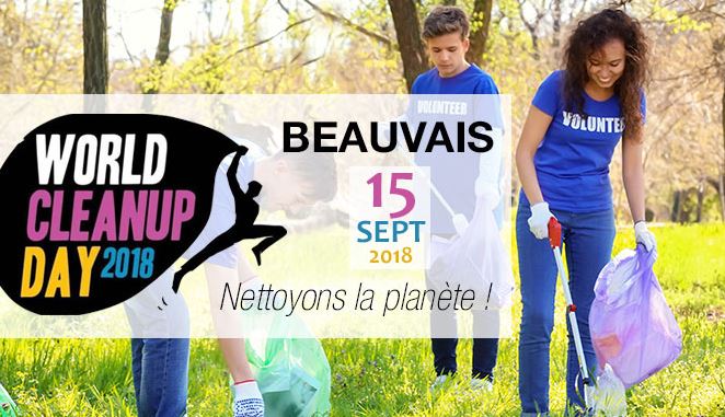 World CleanUp Day 2018 à Beauvais : samedi 15 septembre, nettoyez votre quartier !