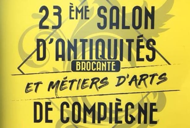 23 ème salon antiquités brocante et métiers d’arts de Compiègne, les 1er et 2 décembre 2018