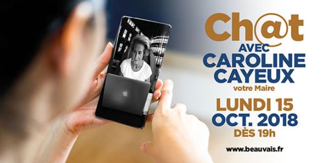 Chat avec Caroline Cayeux : dialoguez avec le maire en direct !