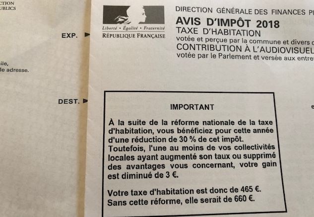 Baisse de la taxe d’habitation dans l’Oise, une blague ?