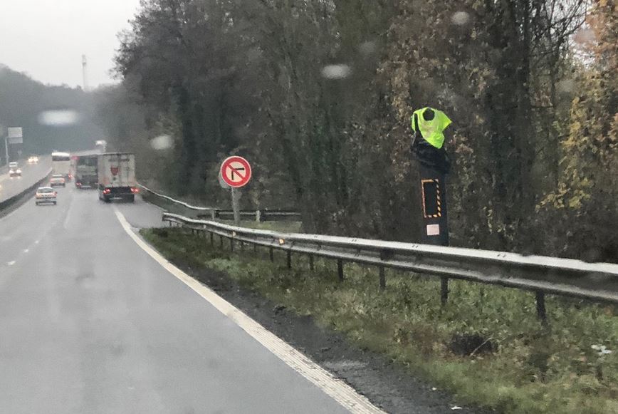 Les radars dans l’Oise deviennent les cibles des manifestants !