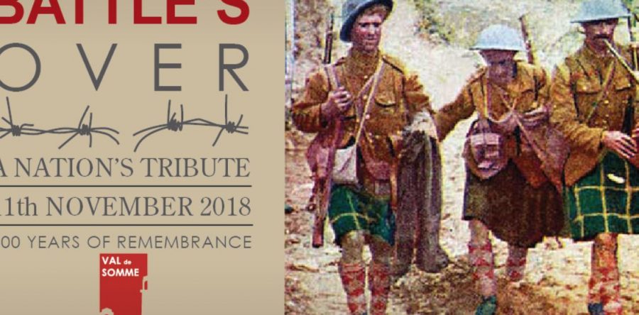 “When the Battle’s over” résonnera à Clermont le dimanche 11 novembre 2018 à 6h.